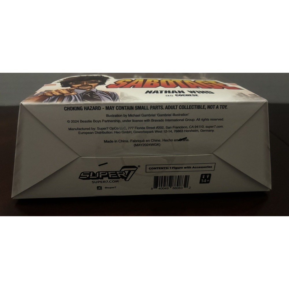 Super7 Ultimates Beastie Boys Sabotage Nathan Wind as Cochese Action Figure New - Picture 3 of 5